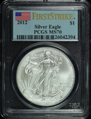 Obverse of this 2012 Silver Eagle PCGS MS-70 First Strike
