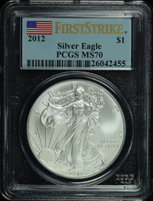 Obverse of this 2012 Silver Eagle PCGS MS-70 First Strike