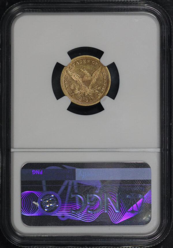 Reverse of this 1883 Liberty Head $2.5 NGC MS-61 PL