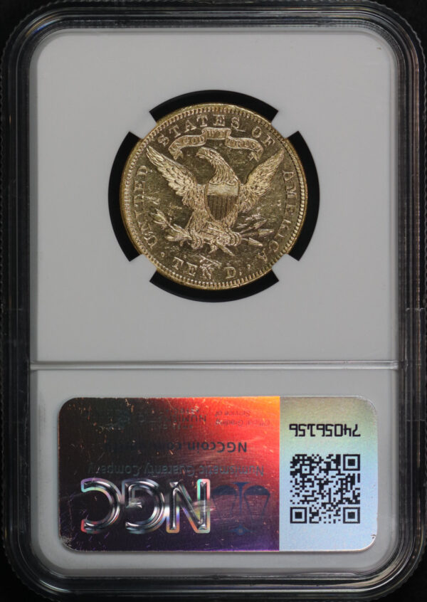 Reverse of this 1894 Liberty Head $10 NGC MS-61 PL