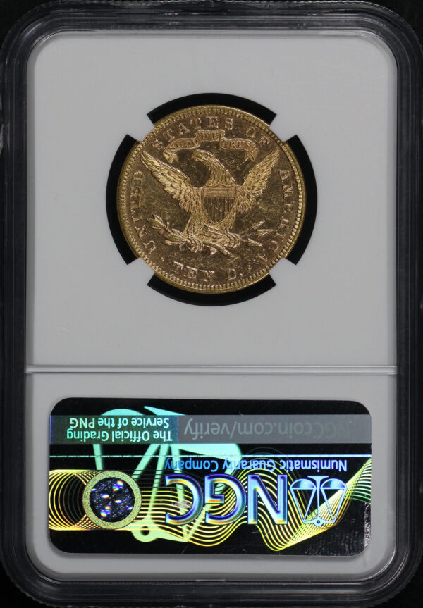 Reverse of this 1894 Liberty Head $10 NGC MS-62 PL