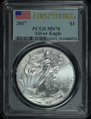 Obverse of this 2017 Silver Eagle PCGS MS-70 First Strike