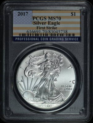 Obverse of this 2017 Silver Eagle PCGS MS-70 First Strike