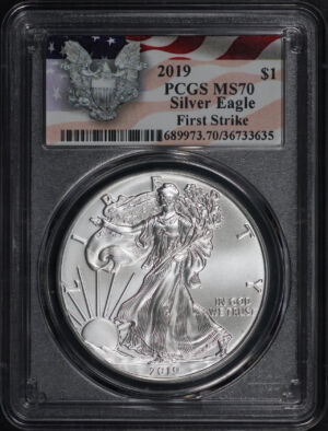 Obverse of this 2019 Silver Eagle NGC MS-70 First Strike