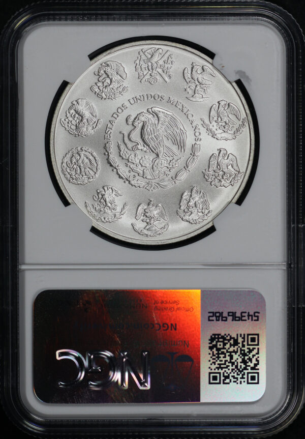Reverse of this 2020 Mo Mexico Silver Libertad Onza NGC MS-69