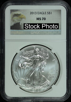 Obverse of this 2013 Silver Eagle NGC MS-70