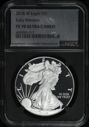 Obverse of this 2018-W Silver Eagle NGC PF-70 UC Early Release