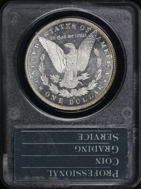 Reverse of this 1880-S Morgan Dollar PCGS MS-65 PL
