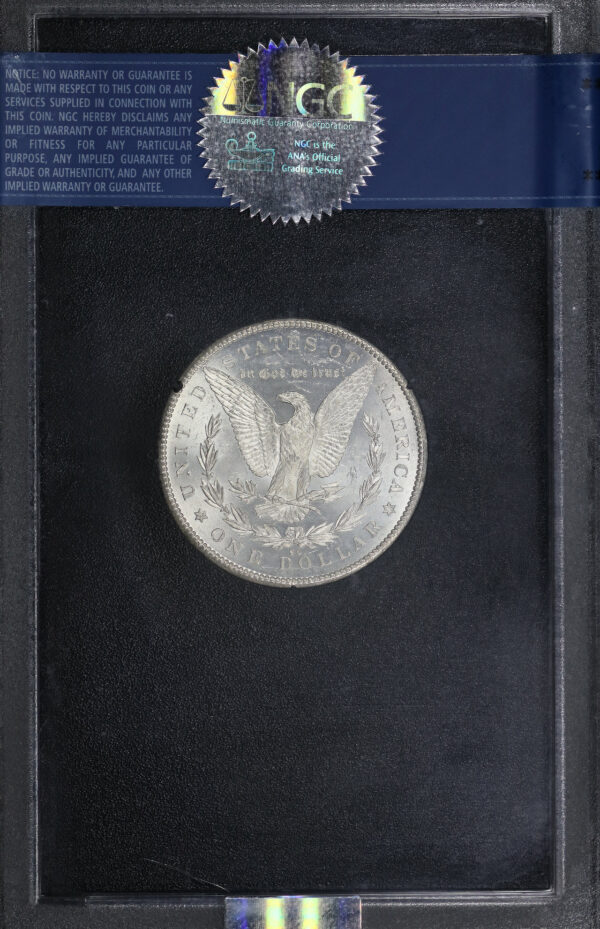 Reverse of this 1878-CC Morgan Dollar NGC MS-64 GSA Hard Pack With Box
