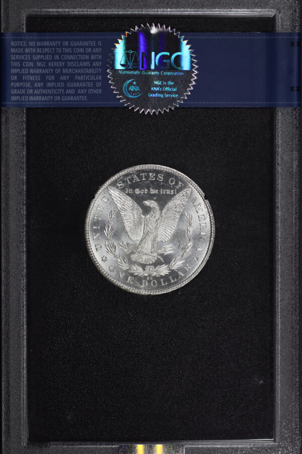 Reverse of this 1878-CC Morgan Dollar NGC MS-64 GSA Hard Pack With Box