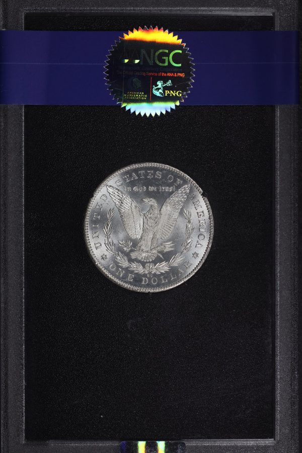 Reverse of this 1878-CC Morgan Dollar NGC MS-65 GSA Hard Pack With Box 