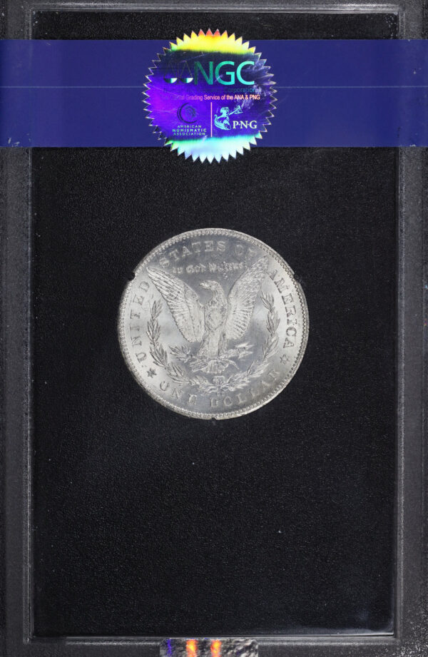 Reverse of this 1878-CC Morgan Dollar NGC MS-65 GSA Hard Pack With Box
