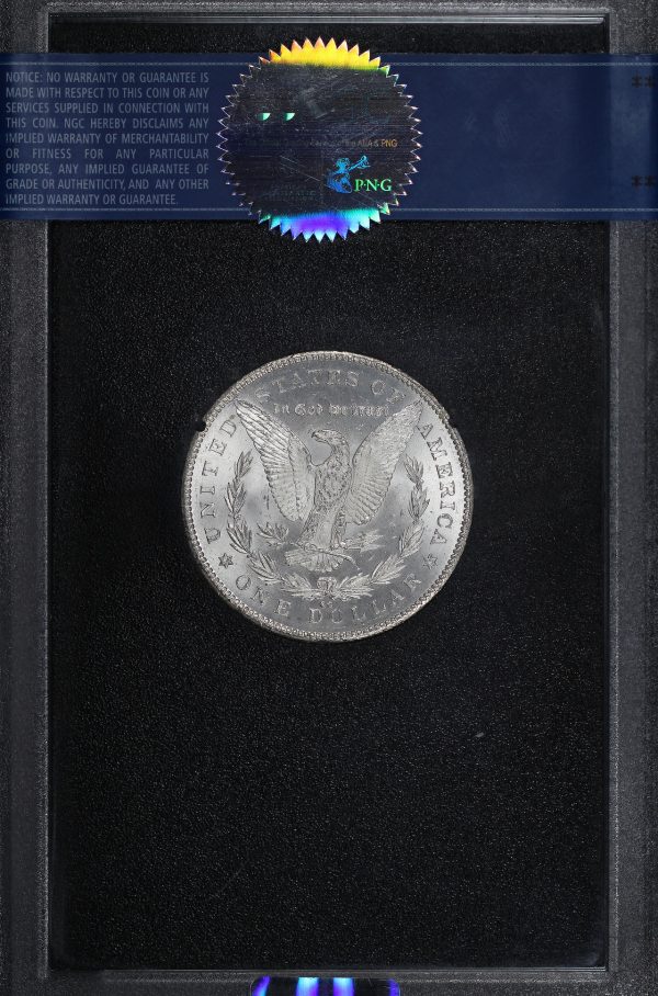 Reverse of this 1878-CC Morgan Dollar Gsa Hoard NGC MS-65 GSA Hard Pack With Box & Dated COA