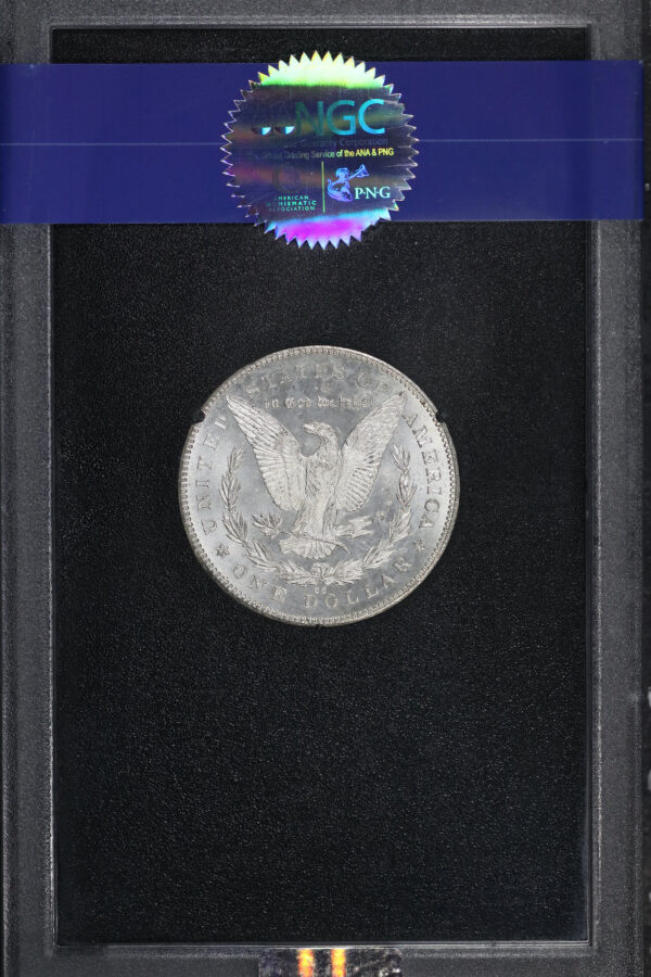 Reverse of this 1878-CC Top-100 Morgan Dollar VAM-11 NGC MS-64 GSA Hard Pack With Box