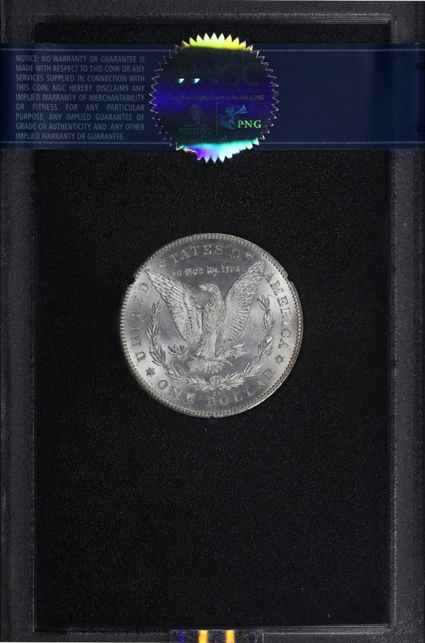 Reverse of this 1878-CC Top-100 Morgan Dollar VAM-11 NGC MS-64 GSA Hard Pack With Box 