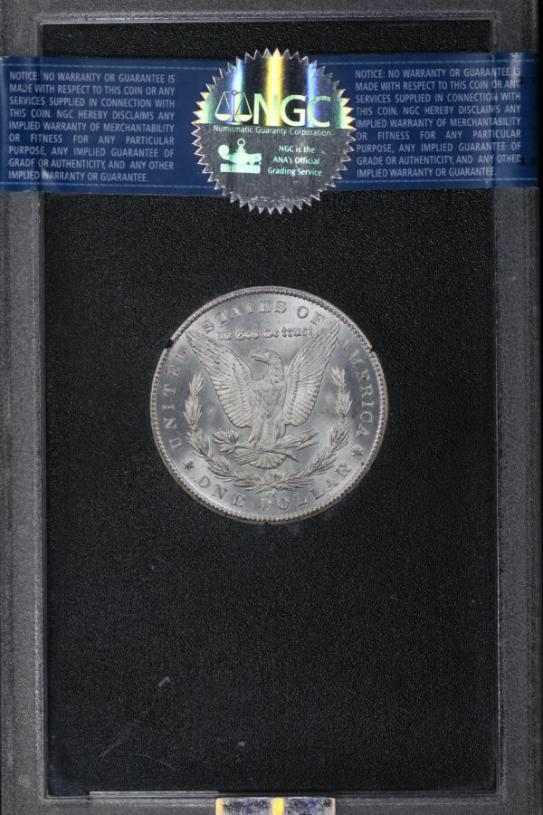 Reverse of this 1879-CC Morgan Dollar NGC MS-64 GSA Hard Pack With Box