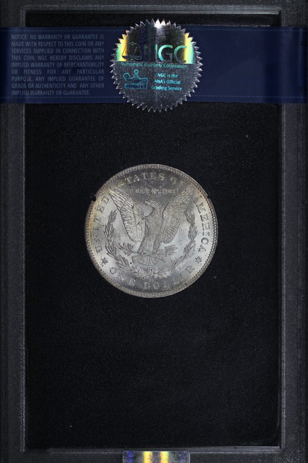 Reverse of this 1880-CC Hitlist-40 Morgan Dollar VAM-7 Reverse of 1878 NGC MS-63 GSA Hard Pack With Box