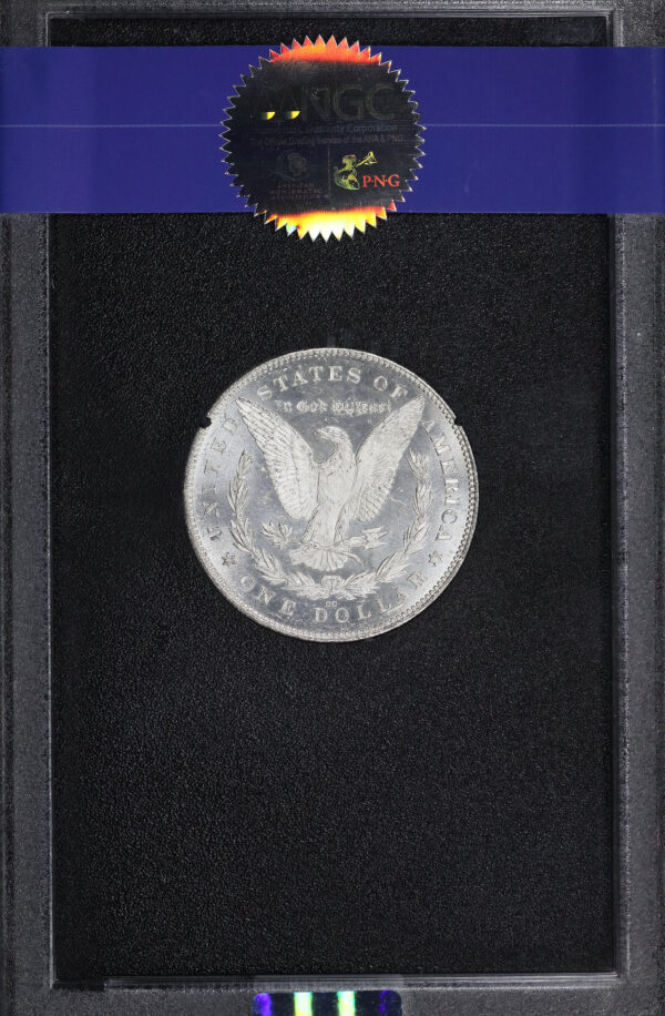 Reverse of this 1880/79-CC Top-100 Morgan Dollar VAM-4 Reverse of 1878 NGC MS-62 GSA Hard Pack With Box