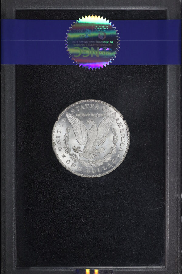 Reverse of this 1880/79-CC Top-100 Morgan Dollar VAM-4 Reverse of 1878 NGC MS-63 GSA Hard Pack With Box