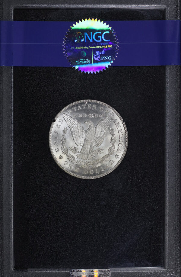 Reverse of this 1880/79-CC Top-100 Morgan Dollar VAM-4 Reverse of 1878 NGC MS-63 GSA Hard Pack With Box