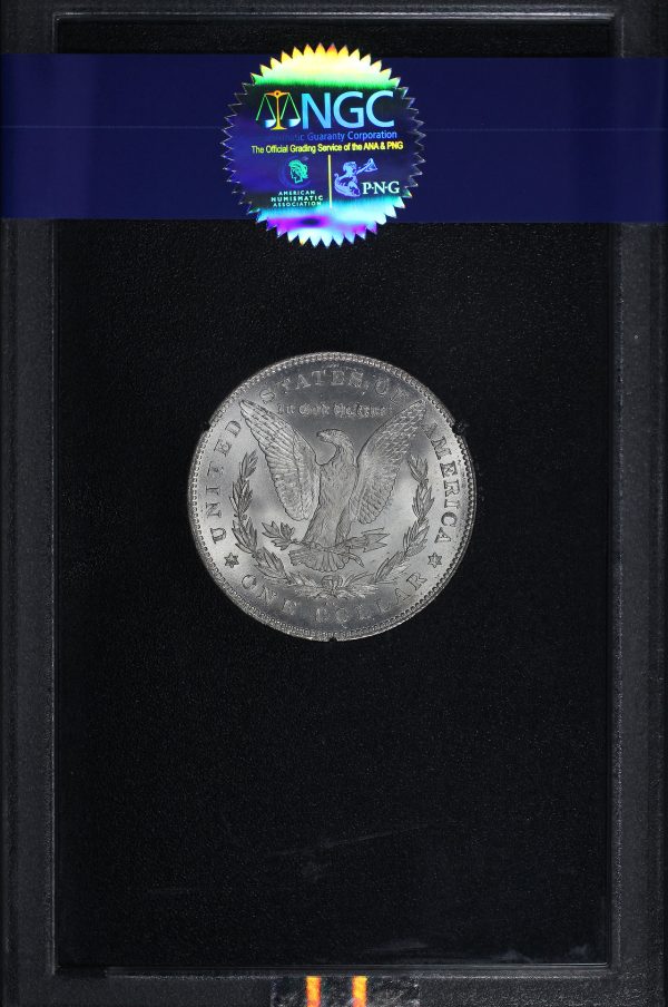 Reverse of this 1880/79-CC Top-100 Morgan Dollar VAM-4 Reverse of 1878 NGC MS-63+ GSA Hard Pack With Box 