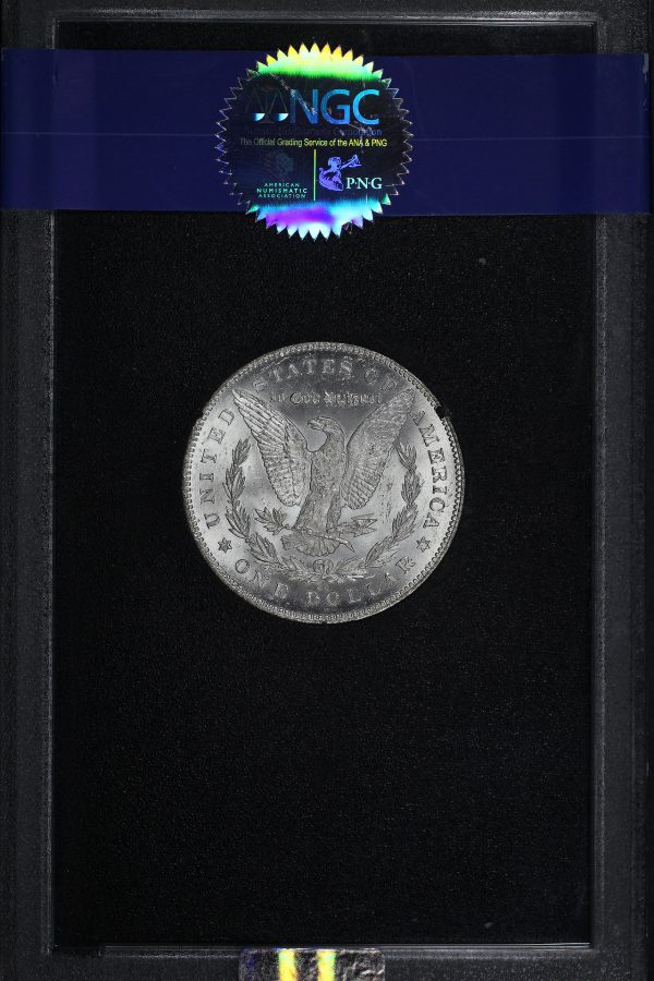 Reverse of this 1880/79-CC Top-100 Morgan Dollar VAM-4 Reverse of 1878 NGC MS-64 GSA Hard Pack With Box 