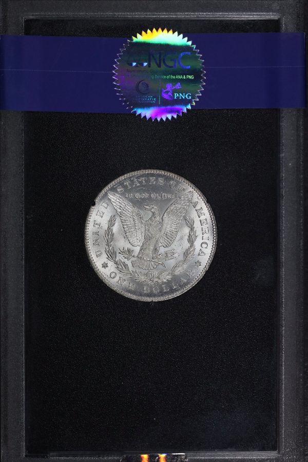 Reverse of this 1880/79-CC Top-100 Morgan Dollar VAM-4 Reverse of 1878 GSA Hoard NGC MS-64 GSA Hard Pack With Box