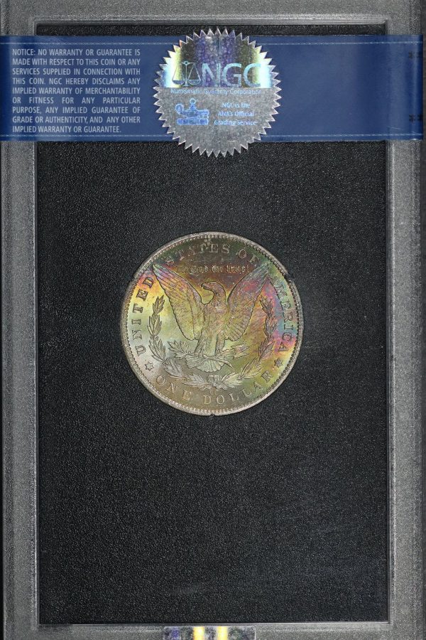 Reverse of this 1881-CC Morgan Dollar NGC MS-65 GSA Hard Pack With Box 