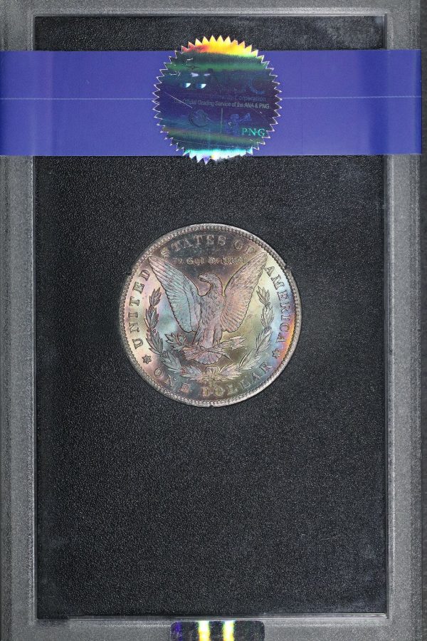 Reverse of this 1881-CC Morgan Dollar NGC MS-66 GSA Hard Pack With Box