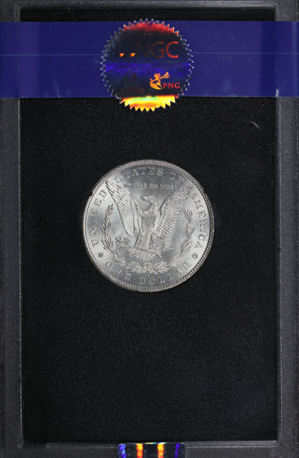 Reverse of this 1882-CC Morgan Dollar NGC MS-66 GSA Hard Pack With Box