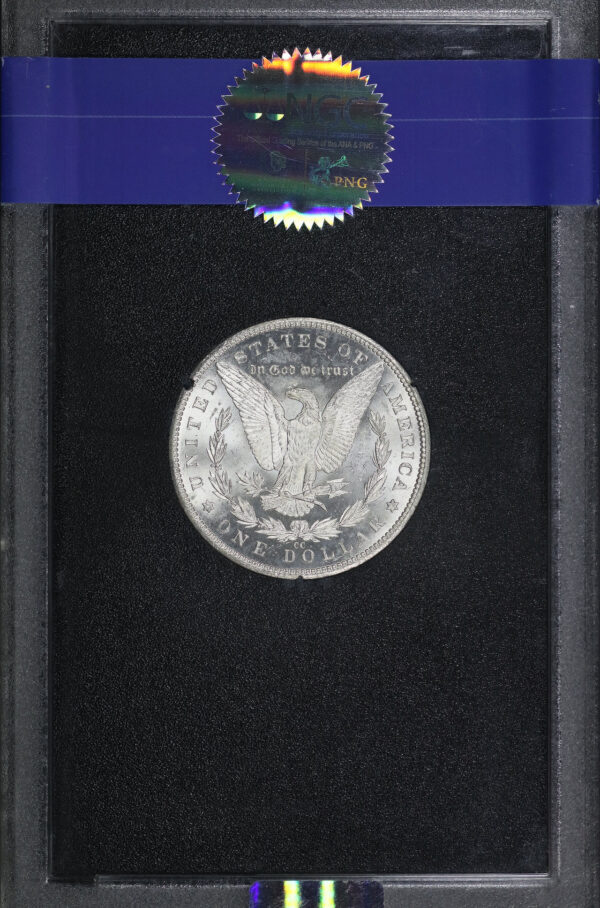 Reverse of this 1882-CC Morgan Dollar NGC MS-66 GSA Hard Pack With Box