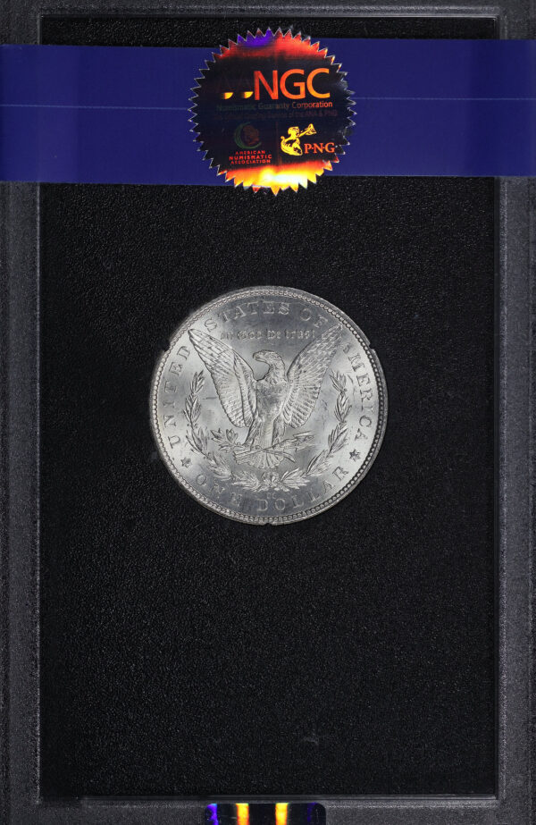 Reverse of this 1882-CC Morgan Dollar NGC MS-66 GSA Hard Pack With Box