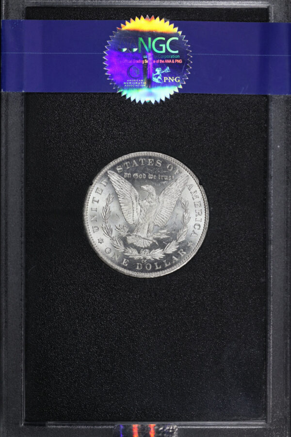 Reverse of this 1882-CC Morgan Dollar NGC MS-66 GSA Hard Pack With Box