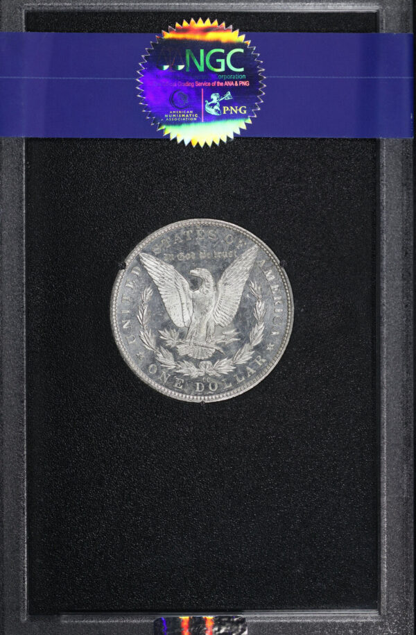 Reverse of this 1882-CC Morgan Dollar NGC MS-64 PL GSA Hard Pack With Box
