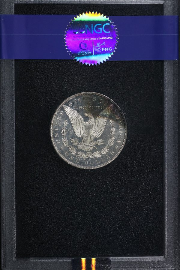 Reverse of this 1882-CC Morgan Dollar NGC MS-64 DMPL GSA Hard Pack With Box
