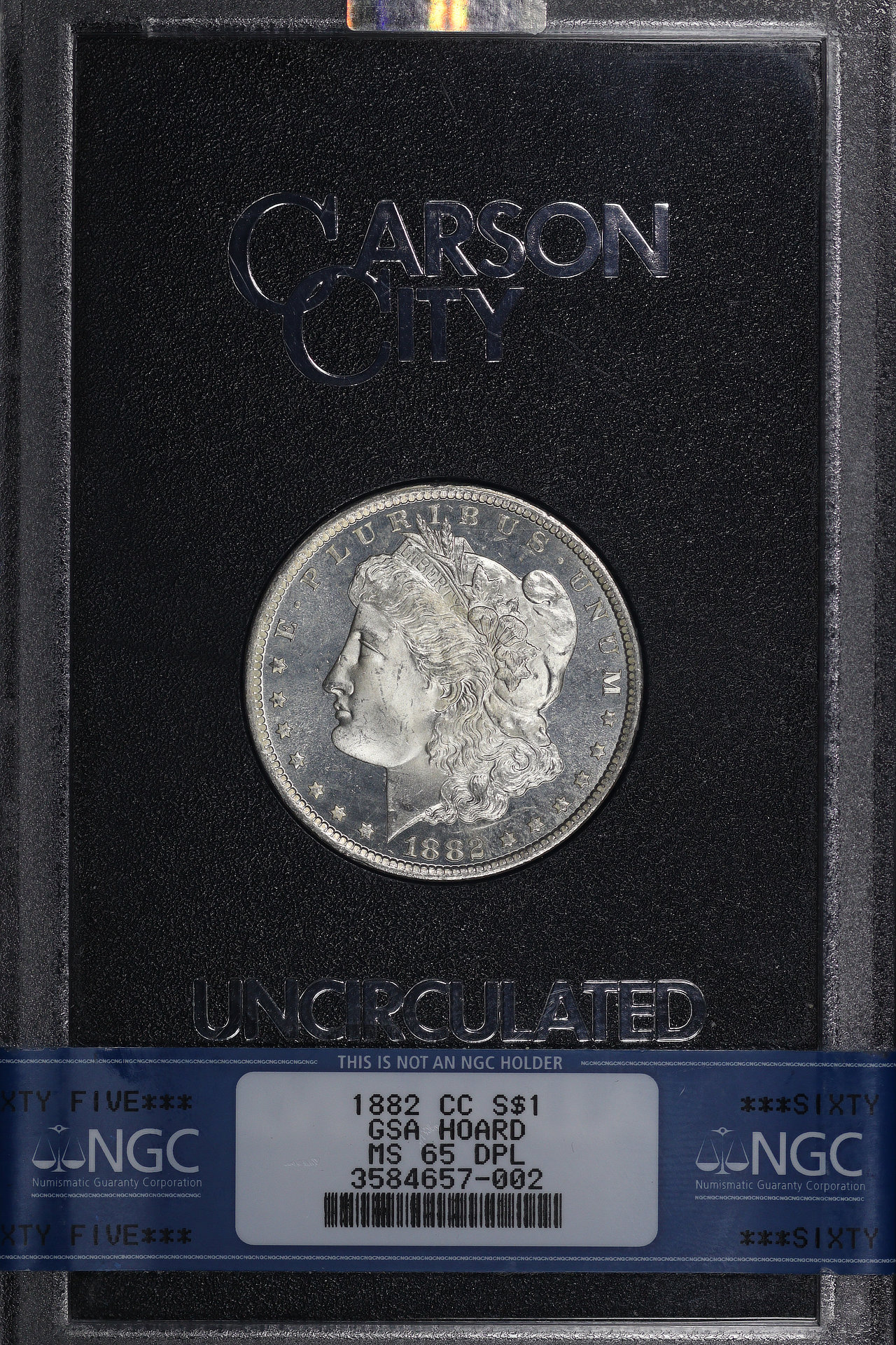 1882-CC Morgan Dollar NGC MS-65 DMPL GSA Hard Pack With Box | Northern ...