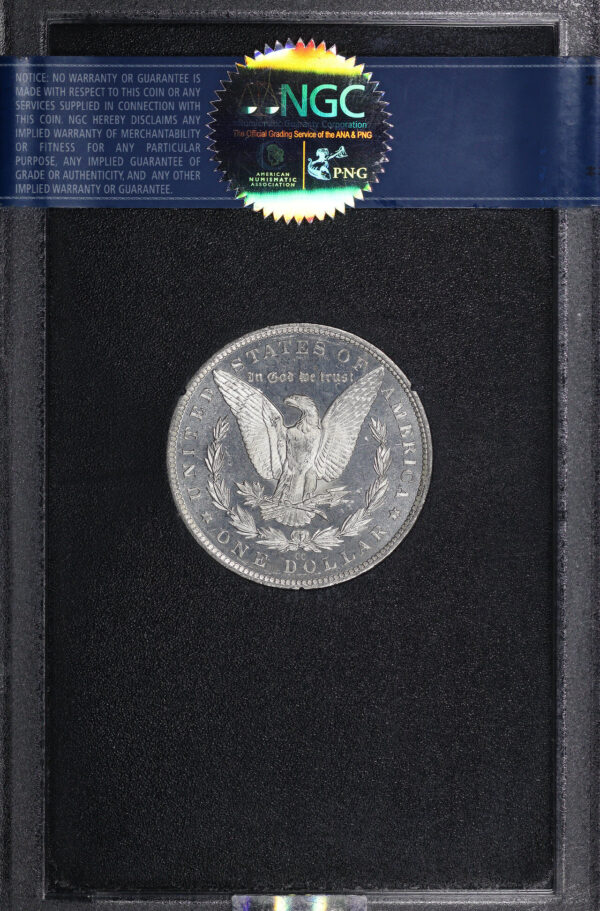 Reverse of this 1882-CC Morgan Dollar NGC MS-65 DMPL GSA Hard Pack With Box