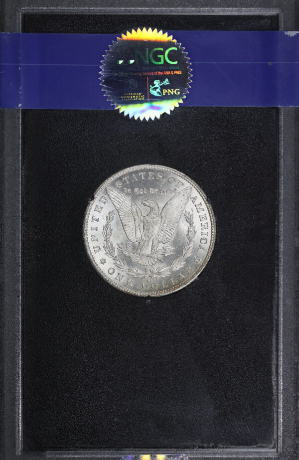 Reverse of this 1883-CC Morgan Dollar NGC MS-66 GSA Hard Pack With Box