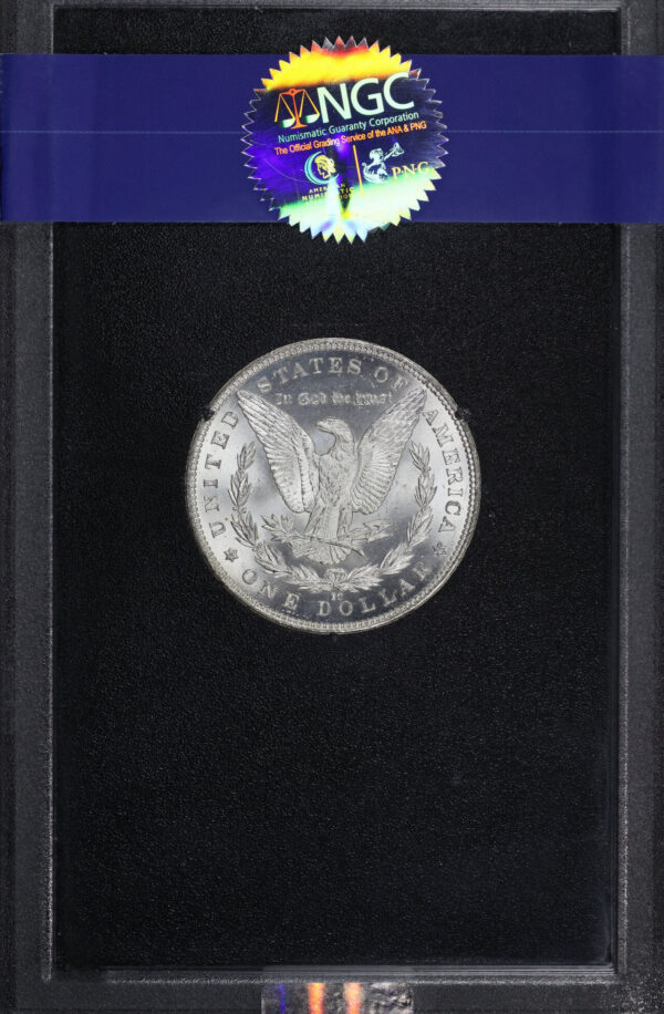 Reverse of this 1883-CC Morgan Dollar NGC MS-66 GSA Hard Pack With Box