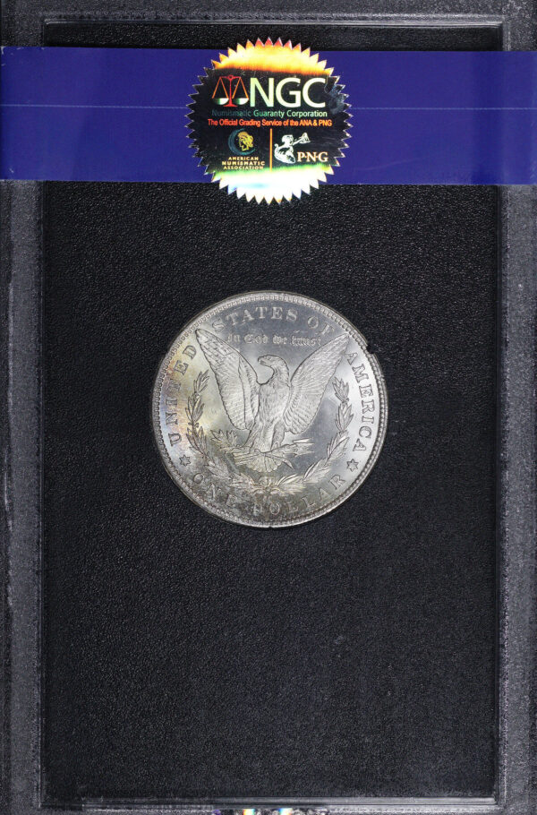 Reverse of this 1883-CC Morgan Dollar NGC MS-66 GSA Hard Pack With Box