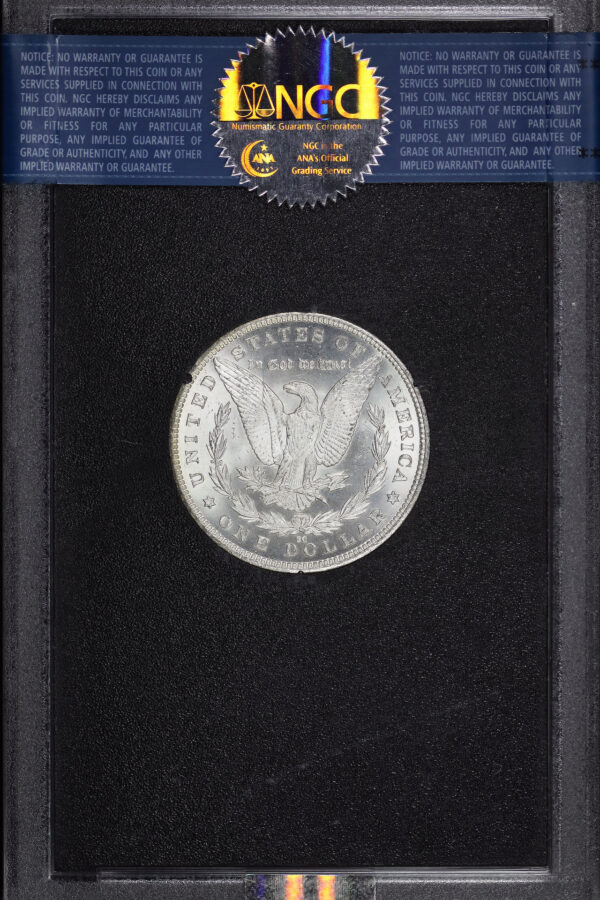 Reverse of this 1883-CC Morgan Dollar NGC MS-66 GSA Hard Pack With Box
