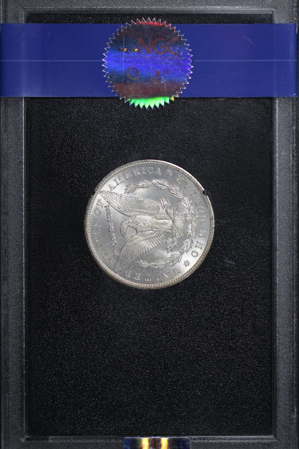 Reverse of this 1883-CC Morgan Dollar NGC MS-67+ GSA Hard Pack With Box & COA