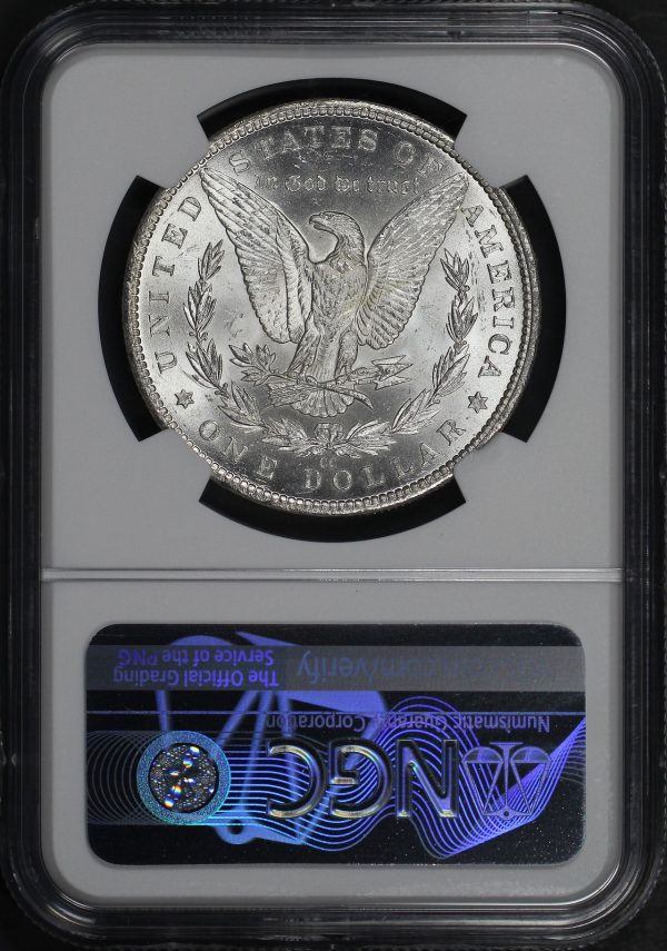 Reverse of this 1884-CC Morgan Dollar Gsa Hoard NGC MS-63