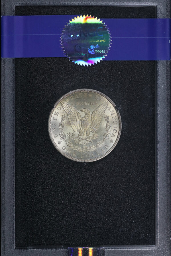 Reverse of this 1884-CC Morgan Dollar NGC MS-66 GSA Hard Pack With Box 