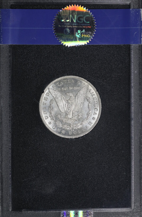 Reverse of this 1890-CC Morgan Dollar NGC MS-63 GSA Hard Pack With Box