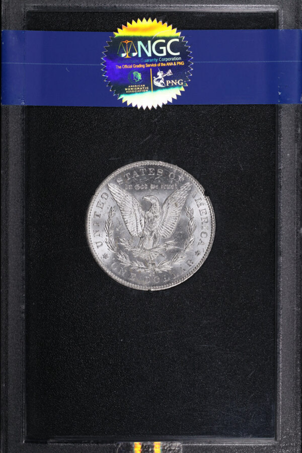 Reverse of this 1891-CC Morgan Dollar NGC MS-61 GSA Hard Pack With Box