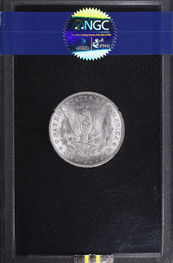 Reverse of this 1891-CC Morgan Dollar NGC MS-63 GSA Hard Pack With Box