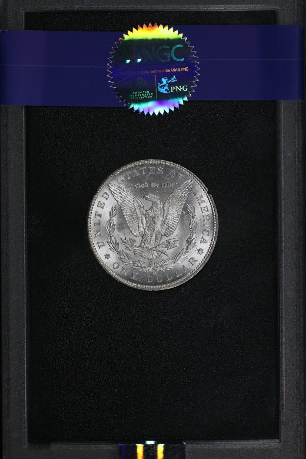 Reverse of this 1891-CC Morgan Dollar NGC MS-64 GSA Hard Pack With Box