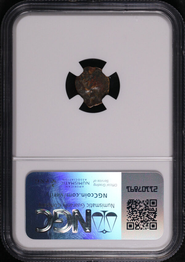 Reverse of this Alex . Jannaeus, 103-76 Bc Judaea  AEPrutah NGC -00 Biblical “Widow’s Mite”