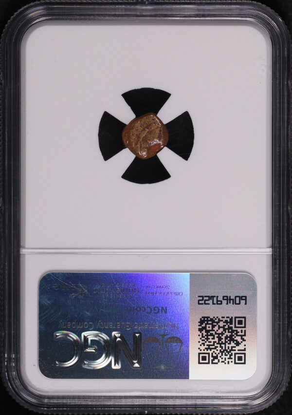 Reverse of this Alex . Jannaeus, 103-76 Bc Judaea  AEPrutah NGC -00 Biblical “Widow’s Mite”
